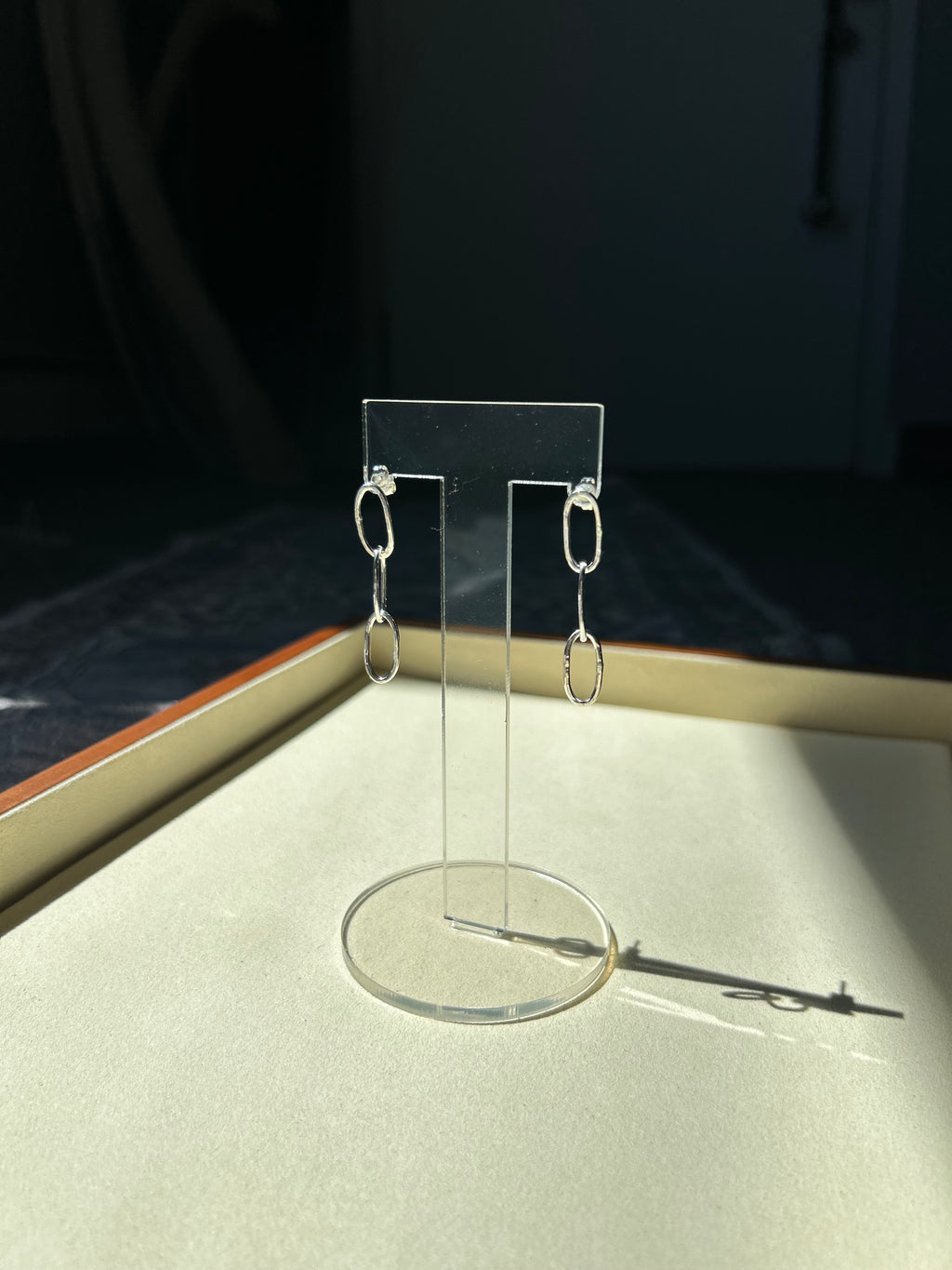 Sterling Silver Chain Earrings