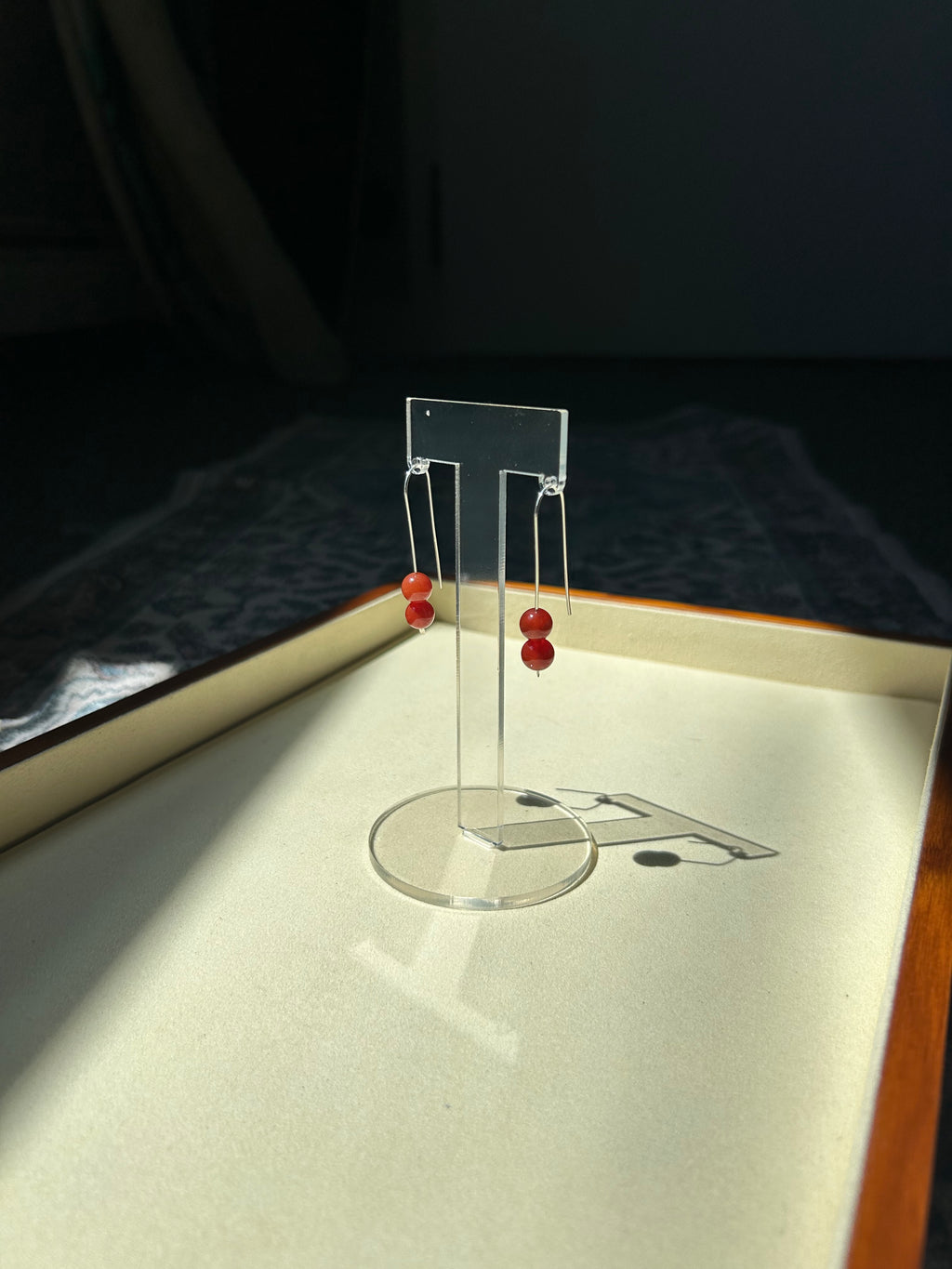 Red Carnelian Earrings