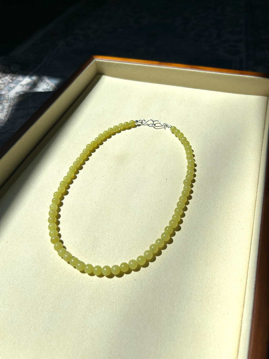Lemon Jade Beaded Necklace