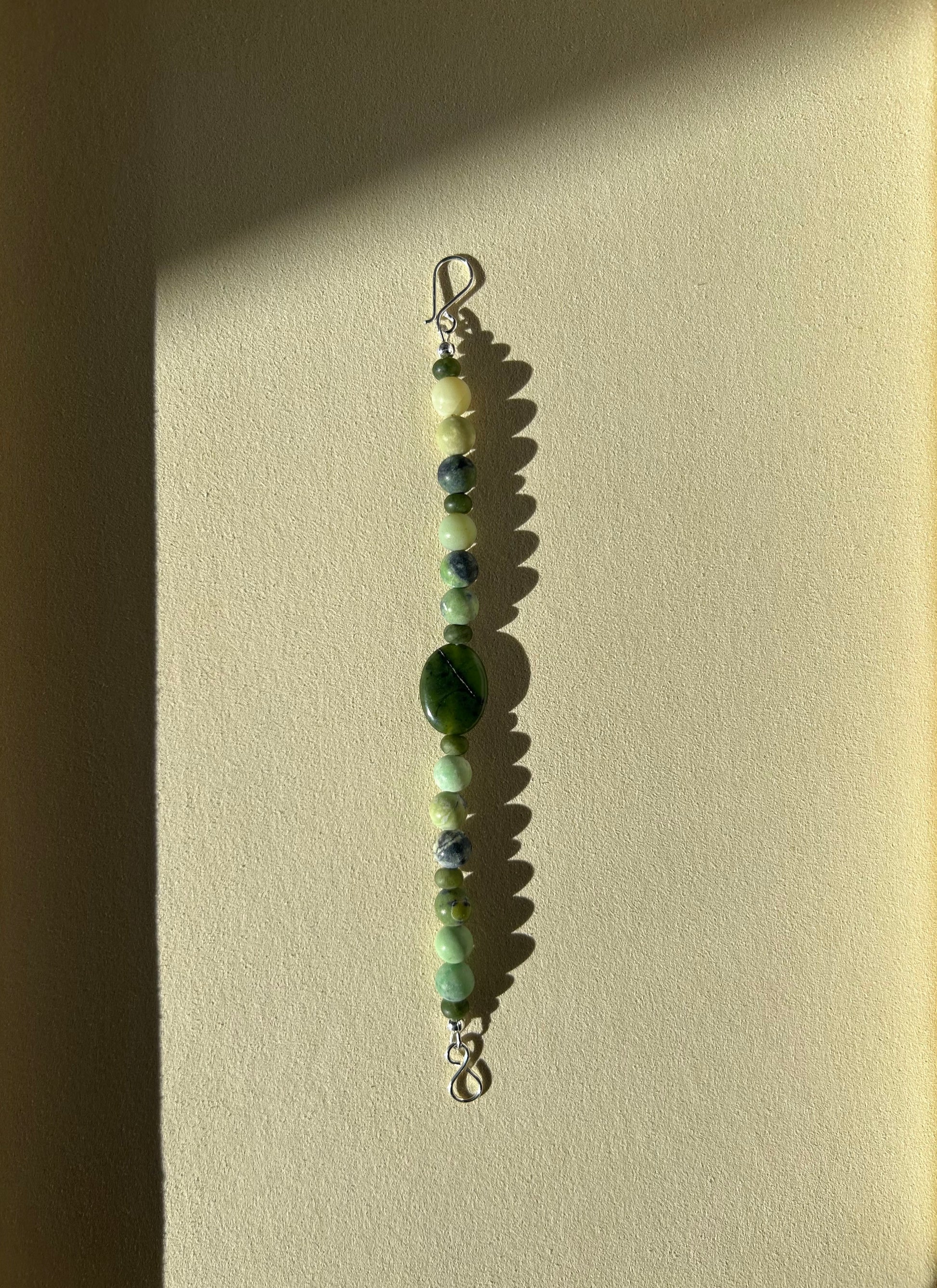 Green Earth Crescent Bracelet