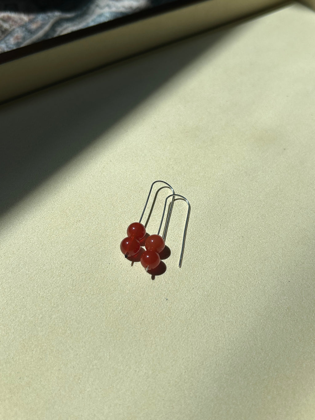 Red Carnelian Earrings