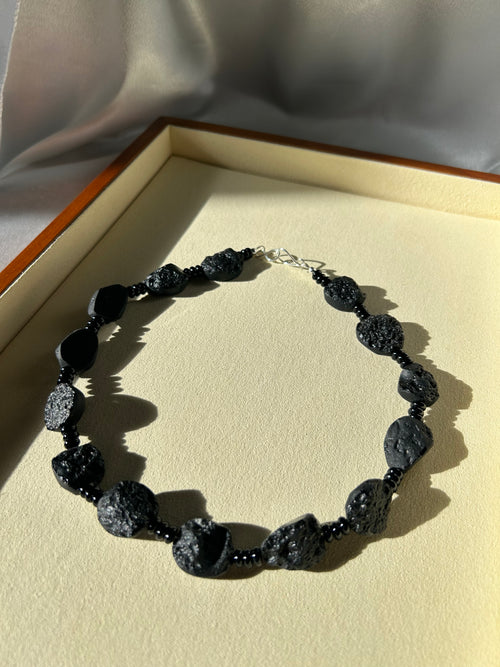 Black Stone Sentinel Necklace